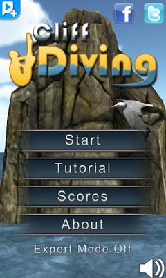 Скачать Cliff Diving 3D: Android Спортивные игра на телефон и планшет.