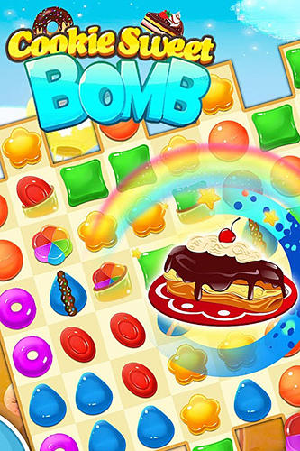 Скачать Cookie sweet bomb: Android Три в ряд игра на телефон и планшет.