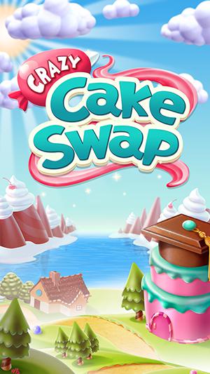 Скачать Crazy cake swap: Android Три в ряд игра на телефон и планшет.
