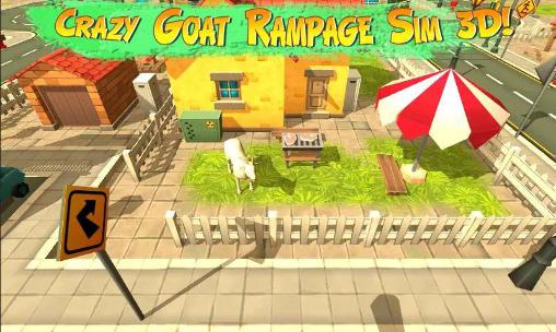 Скачать Crazy goat rampage sim 3D: Android Животные игра на телефон и планшет.