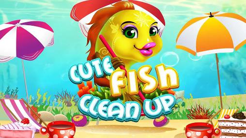 Скачать Cute fish clean up: Android Сенсорные игра на телефон и планшет.