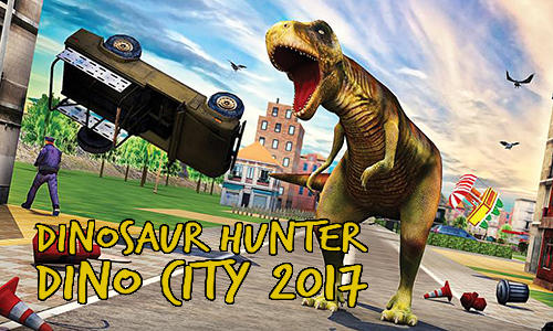 Скачать Dinosaur hunter: Dino city 2017: Android Шутер от первого лица игра на телефон и планшет.