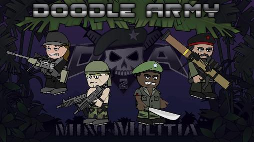 Скачать Doodle army 2: Mini militia: Android Online игра на телефон и планшет.