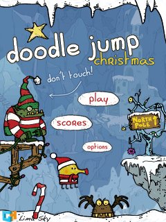 Скачать Doodle Jump Christmas: Android Аркады игра на телефон и планшет.