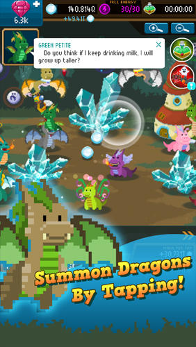Dragon keepers: Fantasy clicker game