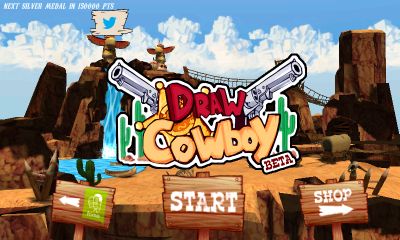 Скачать Draw, Cowboy!: Android Аркады игра на телефон и планшет.
