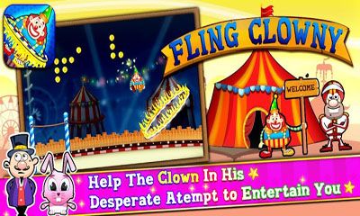 Скачать Fling Clowny: Android Аркады игра на телефон и планшет.