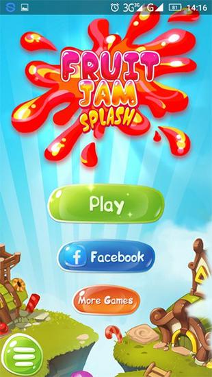 Скачать Fruit jam splash: Candy match: Android Три в ряд игра на телефон и планшет.