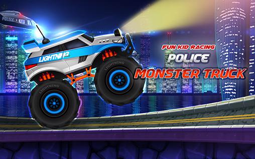 Скачать Fun kid racing: Police monster truck: Android Гонки по холмам игра на телефон и планшет.
