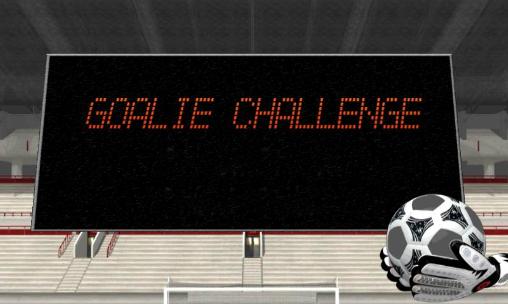 Goalie challenge