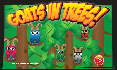 Скачать Goats in Trees: Android Аркады игра на телефон и планшет.