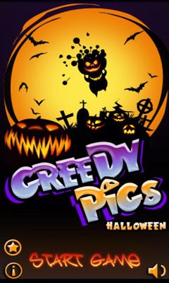 Скачать Greedy Pigs Halloween: Android Стратегии игра на телефон и планшет.