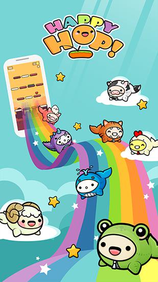 Скачать Happy hop! Kawaii jump: Android Прыгалки игра на телефон и планшет.