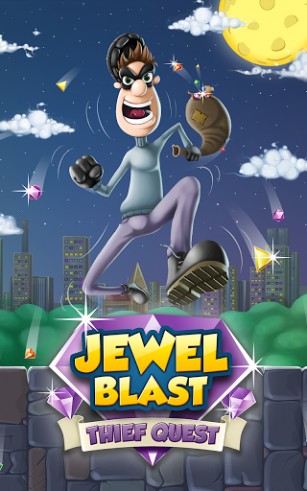 Скачать Jewel blast: Thief quest. Diamond blast: Game three in a row на Андроид 4.2.2 бесплатно.