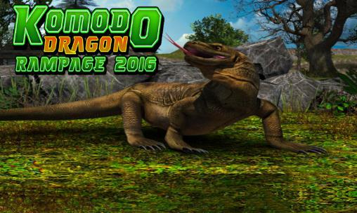 Скачать Komodo dragon rampage 2016: Android Животные игра на телефон и планшет.