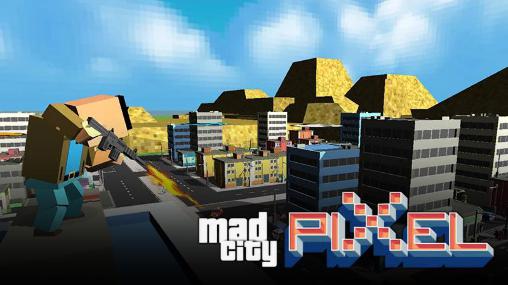 Скачать Mad city: Pixel's edition: Android Открытый мир игра на телефон и планшет.