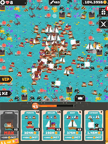 Merge empire: Idle kingdom and crowd builder tycoon