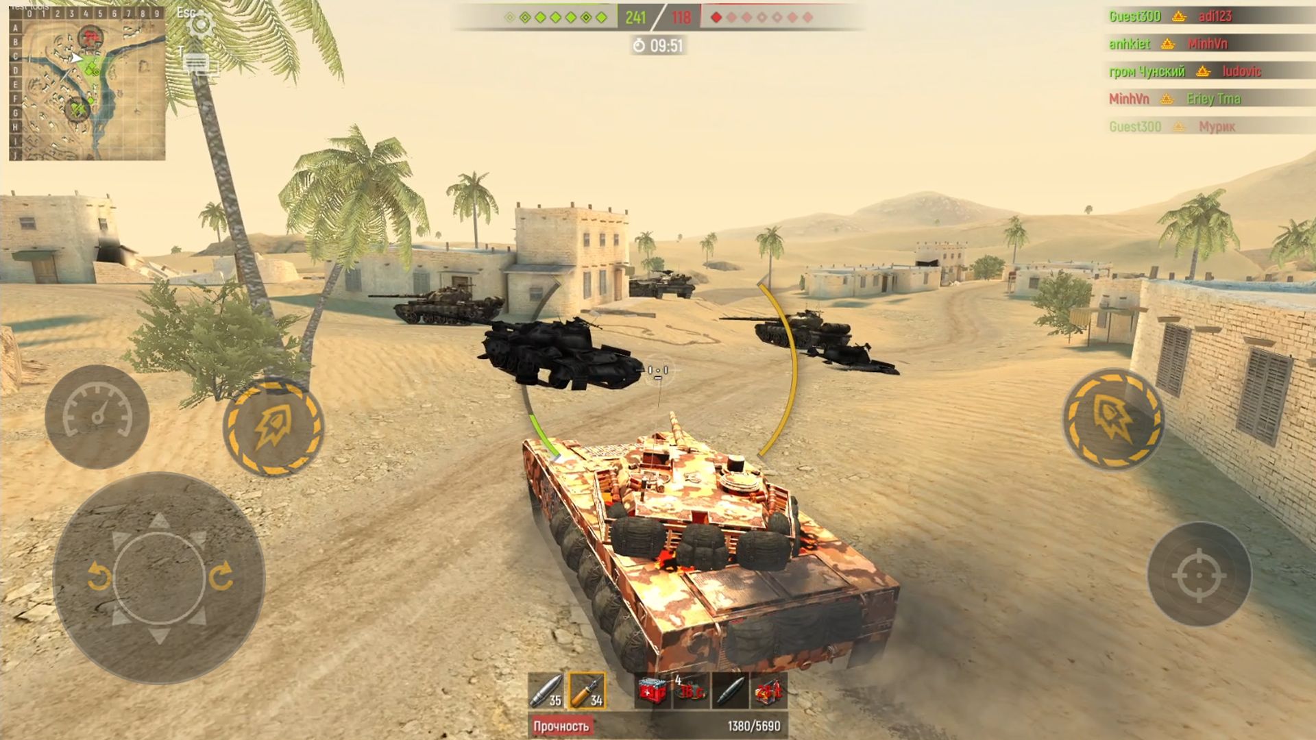 Military Tanks: Tank Battle