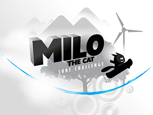 Скачать Milo the cat: Surf challenge: Android Раннеры игра на телефон и планшет.