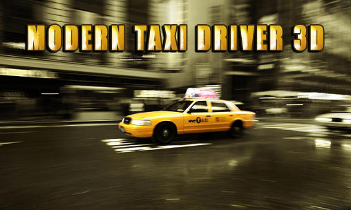 Modern taxi driver 3D