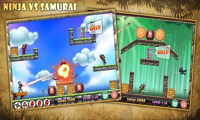 Скачать Ninja vs Samurais: Android Аркады игра на телефон и планшет.