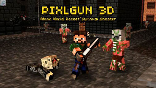 Скачать Pixel Gun 3D (Minecraft style): Android Online игра на телефон и планшет.