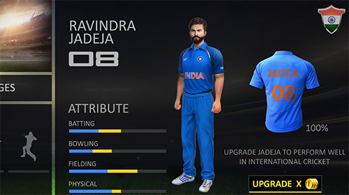 Ravindra Jadeja: Official cricket game