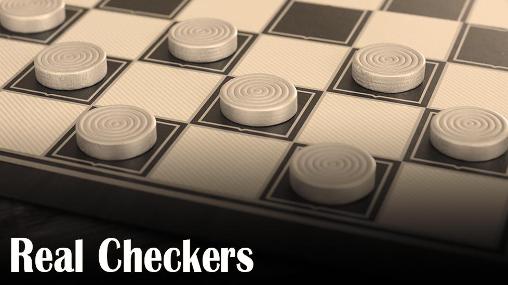 Скачать Real checkers: Android Сенсорные игра на телефон и планшет.