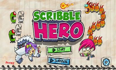 Скачать Scribble hero: Android Стрелялки игра на телефон и планшет.