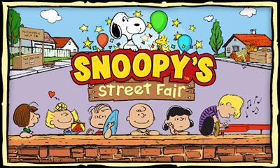 Скачать Snoopy's Street Fair: Android игра на телефон и планшет.