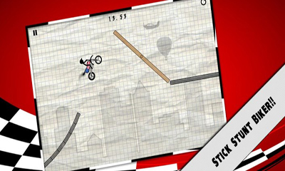 Скачать Stick Stunt Biker: Android Спортивные игра на телефон и планшет.