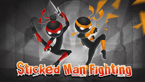 Sticked man fighting