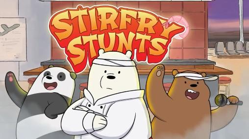 Скачать Stirfry stunts: We bare bears: Android По мультфильмам игра на телефон и планшет.