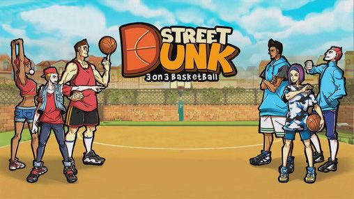 Скачать Street dunk: 3 on 3 basketball: Android игра на телефон и планшет.