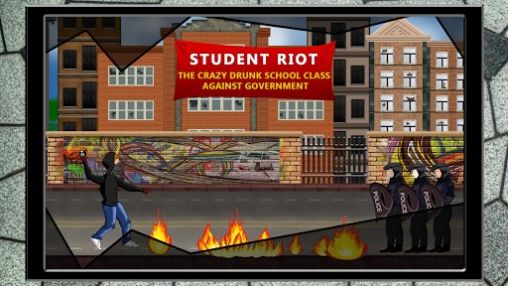 Student riot: Drunk class