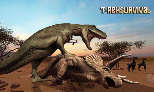 Скачать T-Rex survival simulator: Android 3D игра на телефон и планшет.