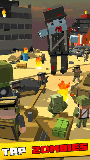 Скачать Tap zombies: Heroes of war: Android Пиксельные игра на телефон и планшет.