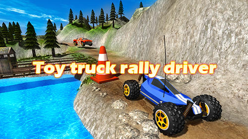 Toy truck rally driver