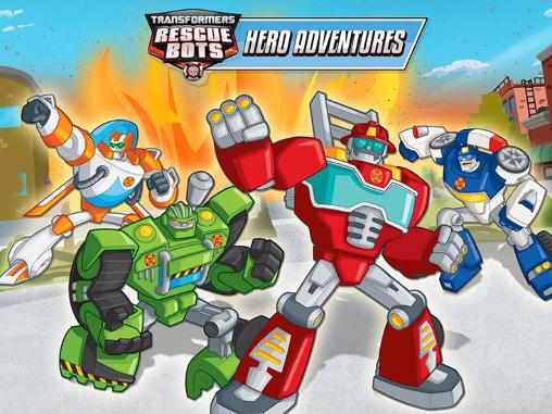 Скачать Transformers rescue bots: Hero adventures: Android По мультфильмам игра на телефон и планшет.