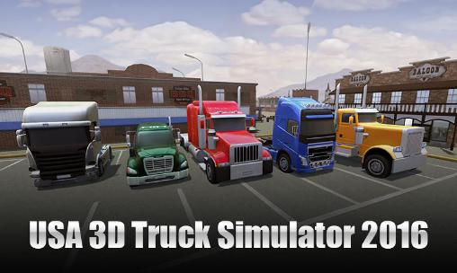 Скачать USA 3D truck simulator 2016: Android Дальнобойщики игра на телефон и планшет.