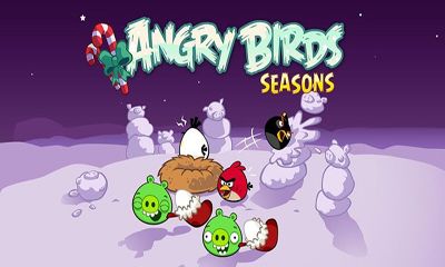 Скачать Angry Birds Seasons Winter Wonderham!: Android Аркады игра на телефон и планшет.