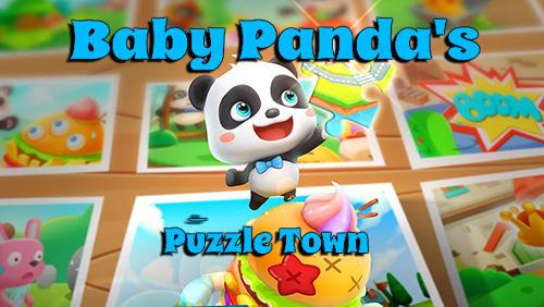 Baby panda's puzzle town: Healthy eating