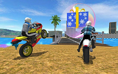High speed sports bike sim 3D