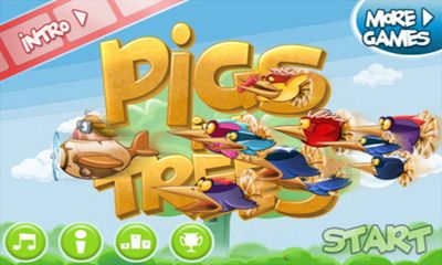 Скачать Pigs in Trees: Android Аркады игра на телефон и планшет.