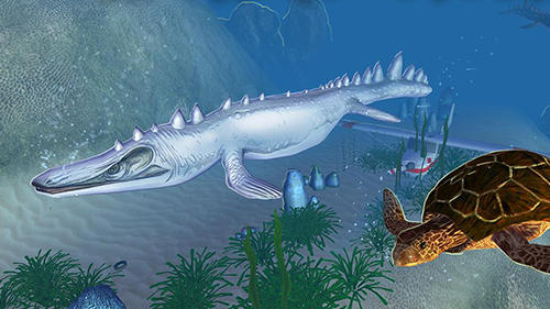Sea monster megalodon attack