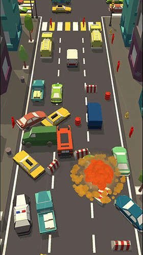 Car bump: Smash hit in smashy Road 3D