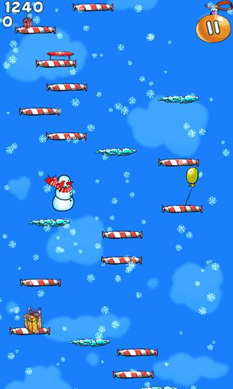 Christmas snowman jump