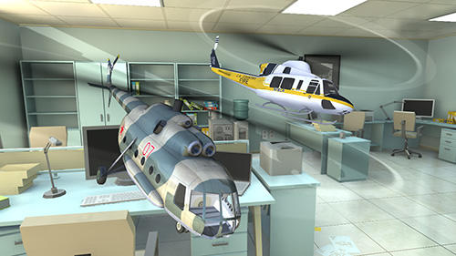 Helicopter RC flying simulator