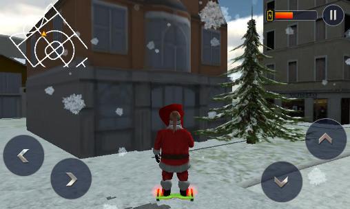 Hoverboard rider 3D: Santa Xmas