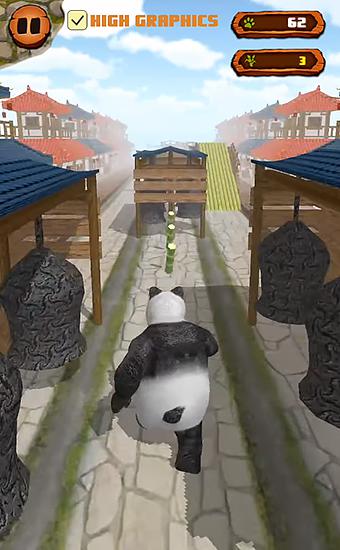 Panda runner: Jump and run far
